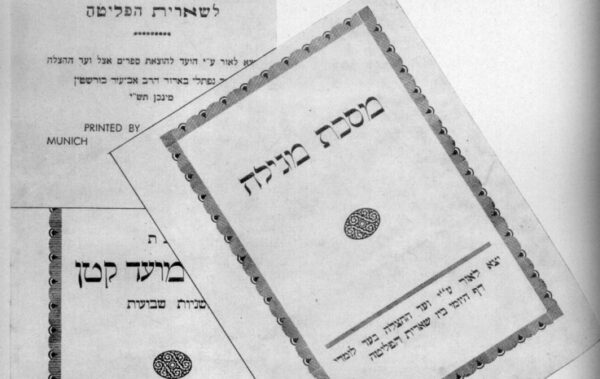 מסכתות בתלמוד ומשניות שהודפסו על ידי רבני ועד ההצלה במינכן